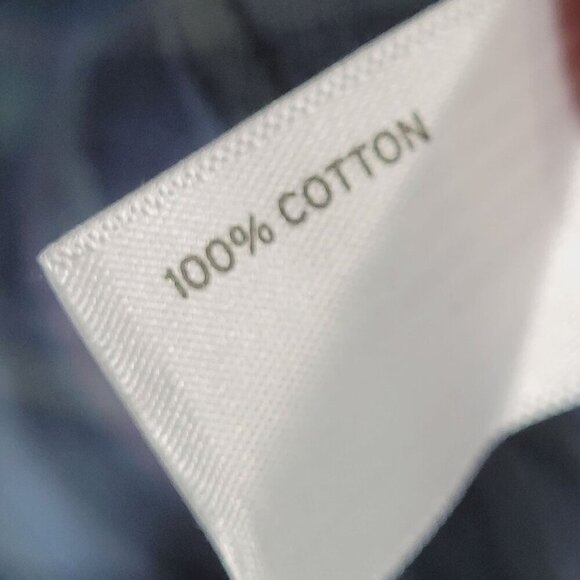 Duluth Trading Co. Mens Relaxed Fit Flannel Shirt 3XL Blue Plaid Long Sleeve - Picture 5 of 7